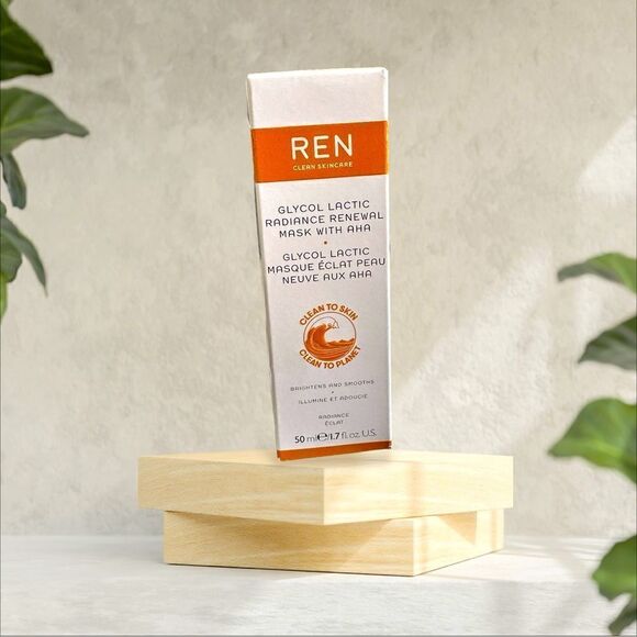 REN Glycol Lactic Radiance Renewal Mask with AHA - Picture 1 of 4